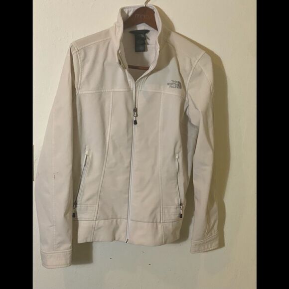 The North Face Womens White Jacket Sz L - Picture 9 of 10